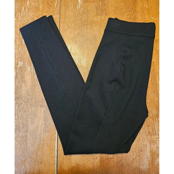 Vince Size Small Black Stitch Front Seam Stretch Legging Pant Womens Dress Pant - Picture 4 of 5
